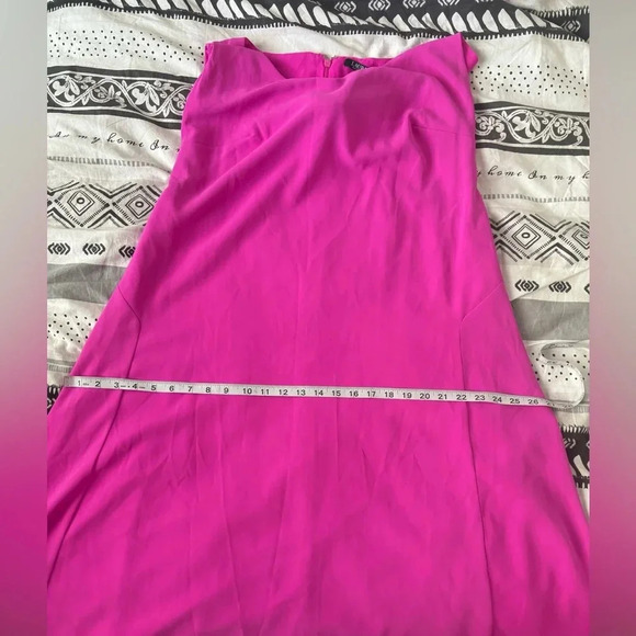 RALPH LAUREN SLEEVELESS KNEE LENGTH EXOTIC PIN SWING DRESS - M - Picture 8 of 10